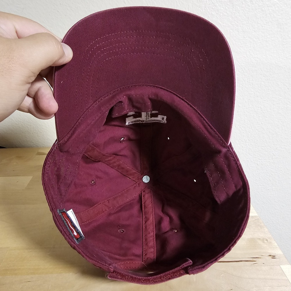 Maroon Embroidered Nike Team Texas A&M Strapback Hat Cap - Picture 6 of 8